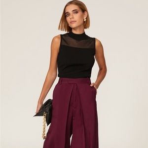 Milly Sheer Yoke Top EUC